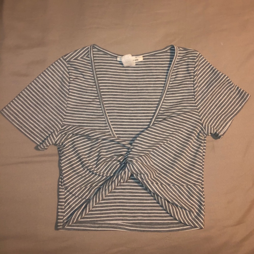 Striped crop top